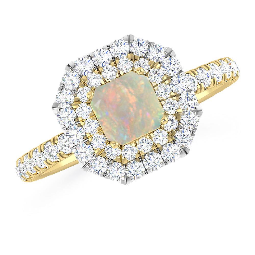 Yellow Gold - Opal