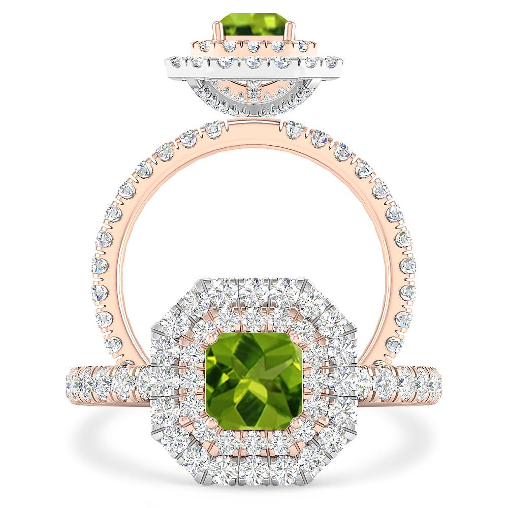 Rose Gold - Peridot