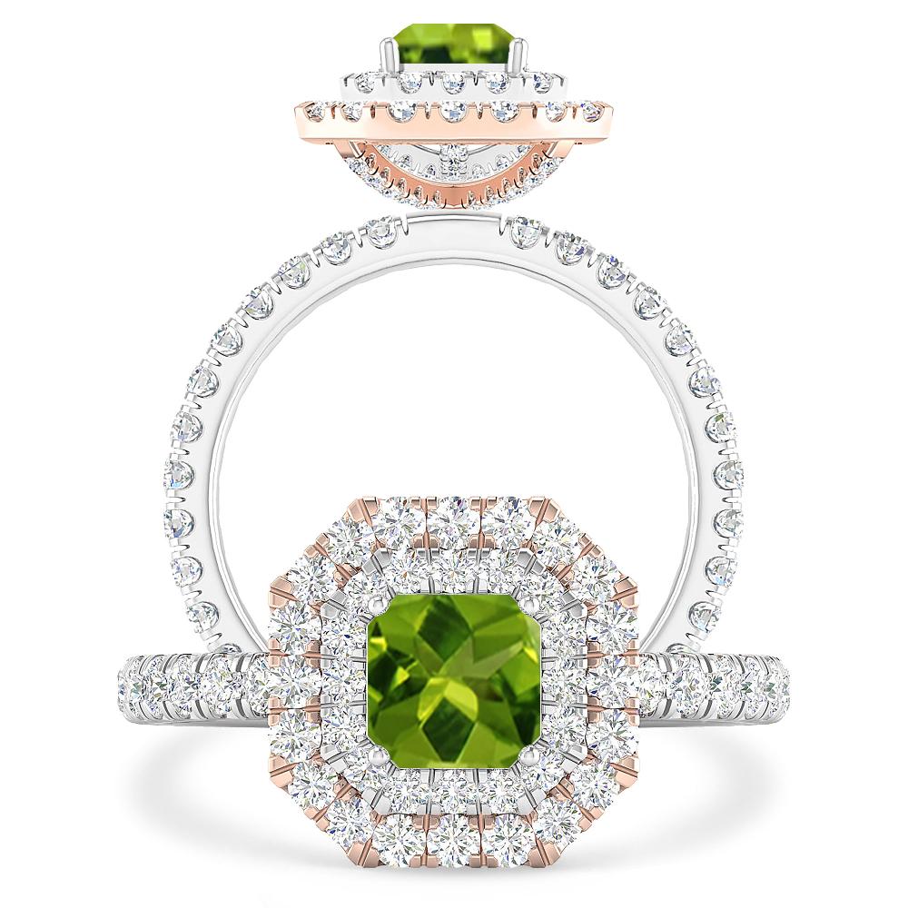 White Gold - Peridot