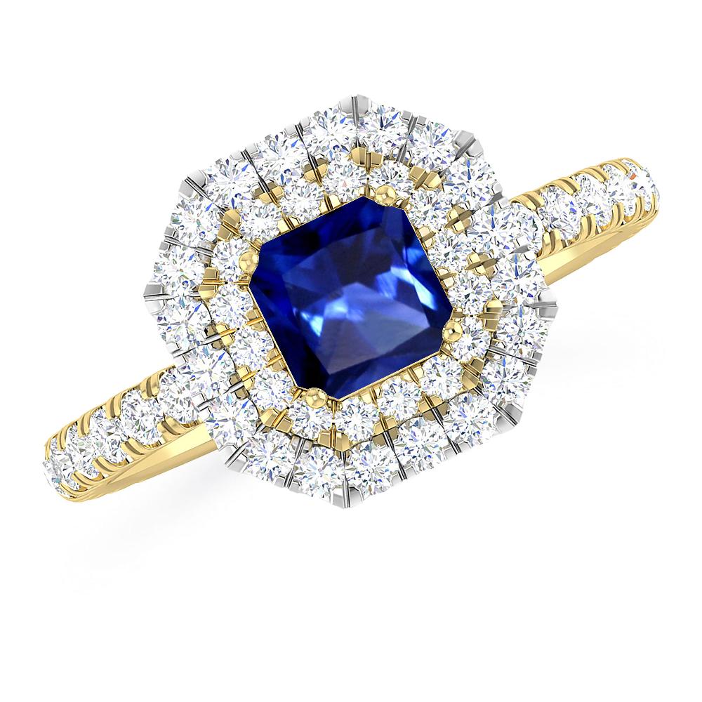 Yellow Gold - Sapphire