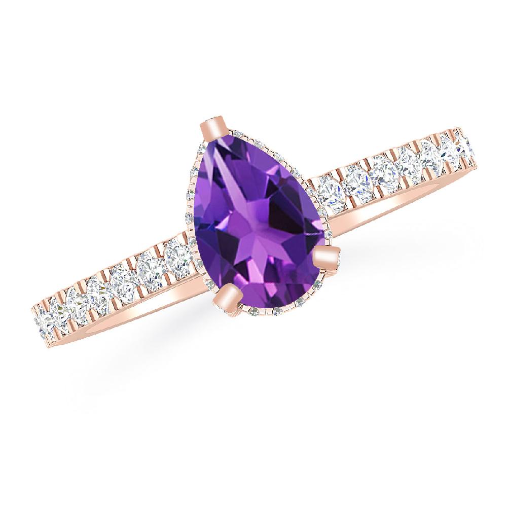 Rose Gold - Amethyst