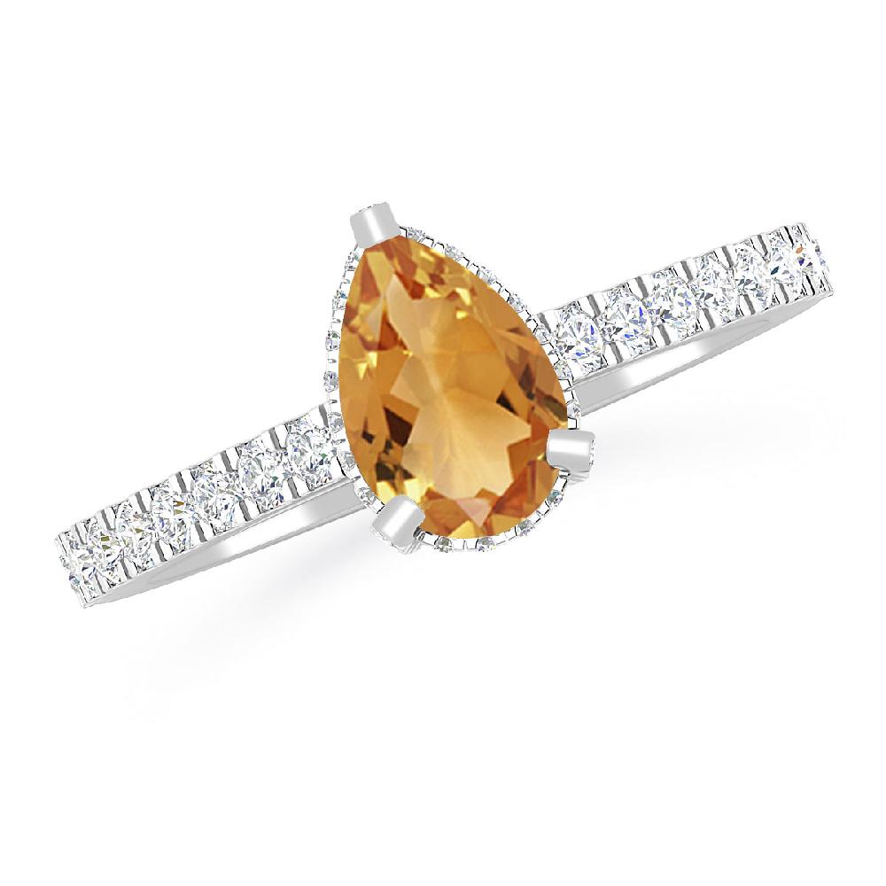 White Gold - Citrine