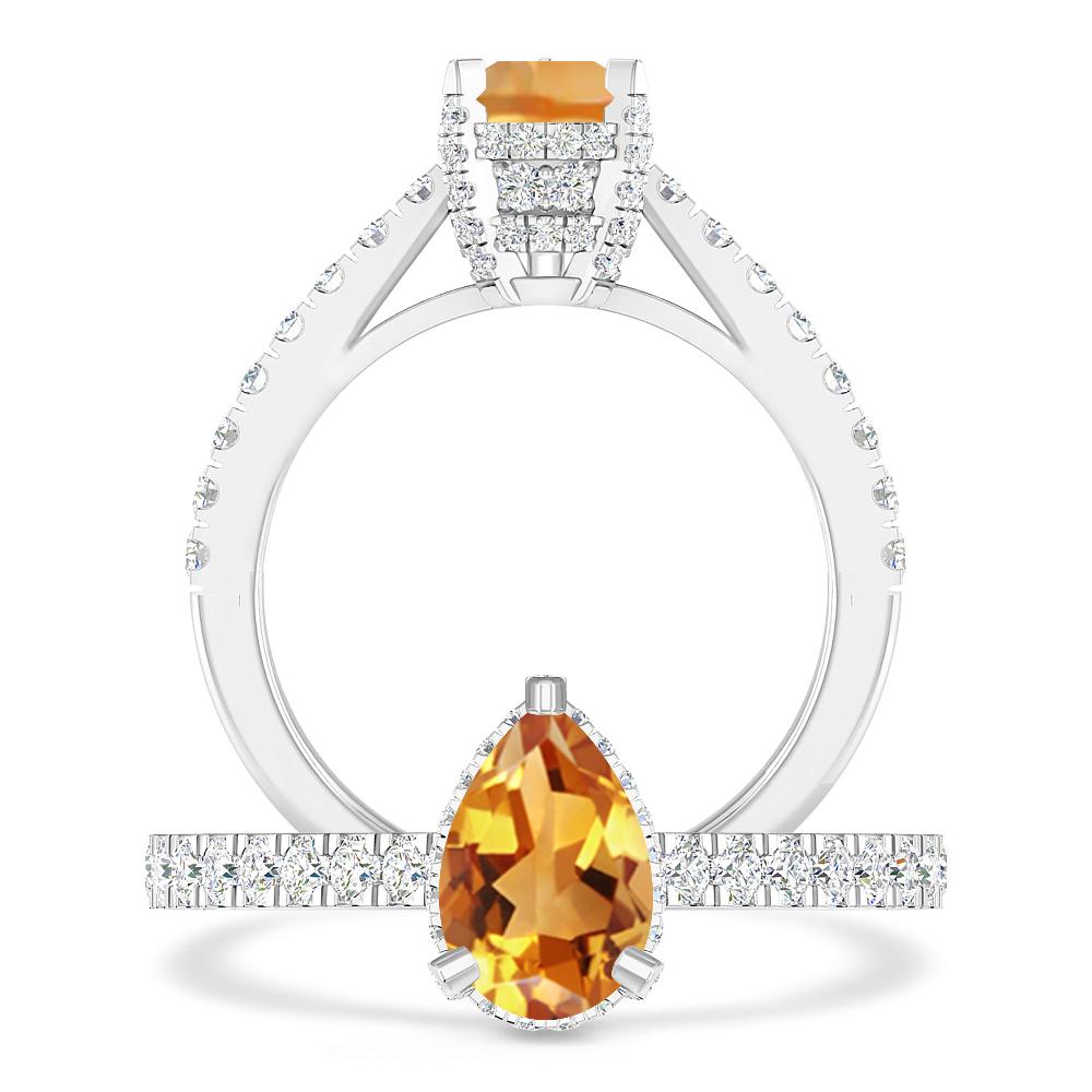 White Gold - Citrine