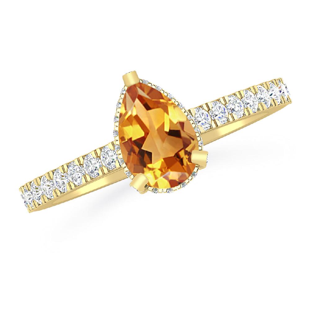 Yellow Gold - Citrine