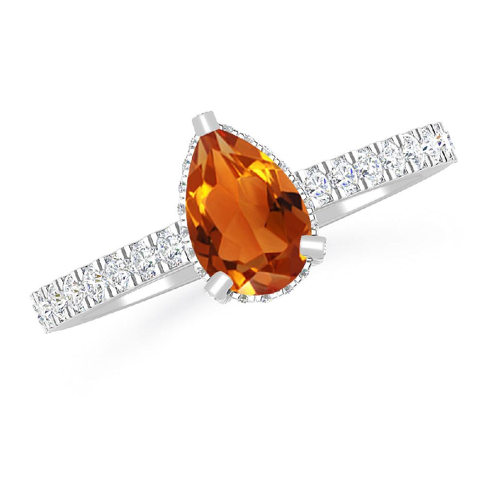 White Gold - Citrine