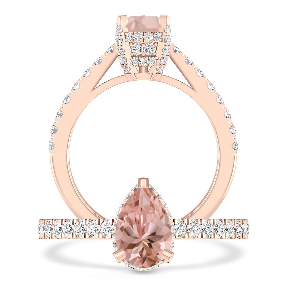 Rose Gold - Morganite