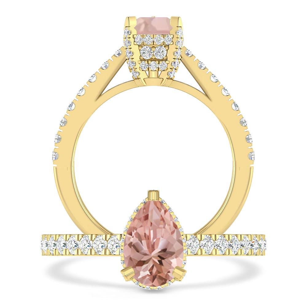 Yellow Gold - Morganite