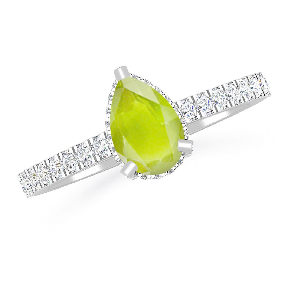 White Gold - Peridot