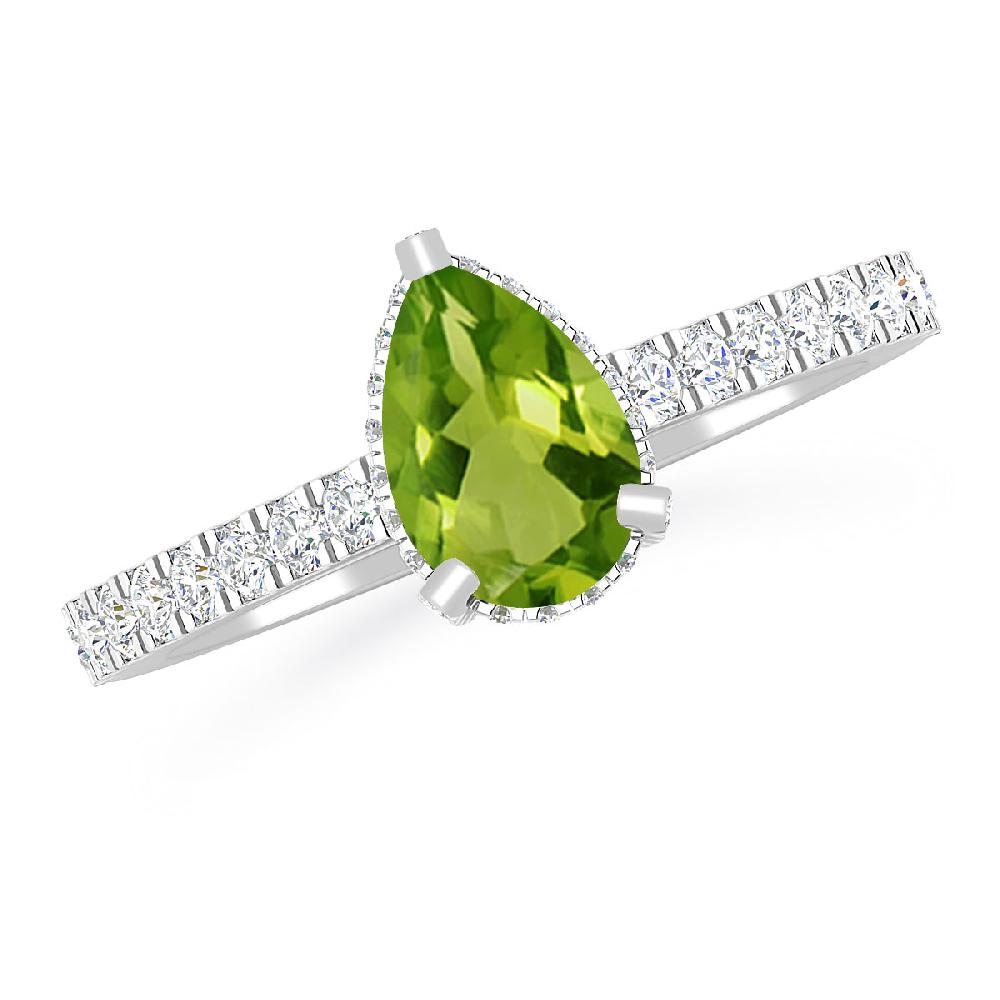 White Gold - Peridot