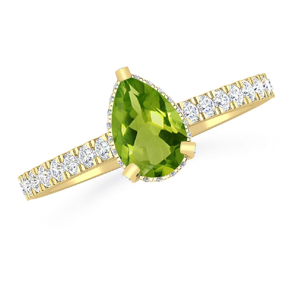 Yellow Gold - Peridot