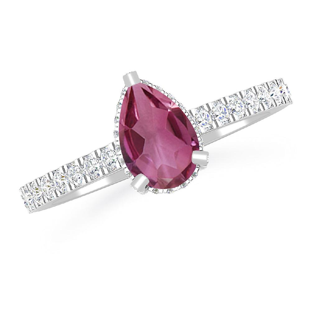 White Gold - Pink Tourmaline