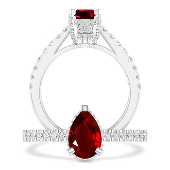 White Gold - Ruby