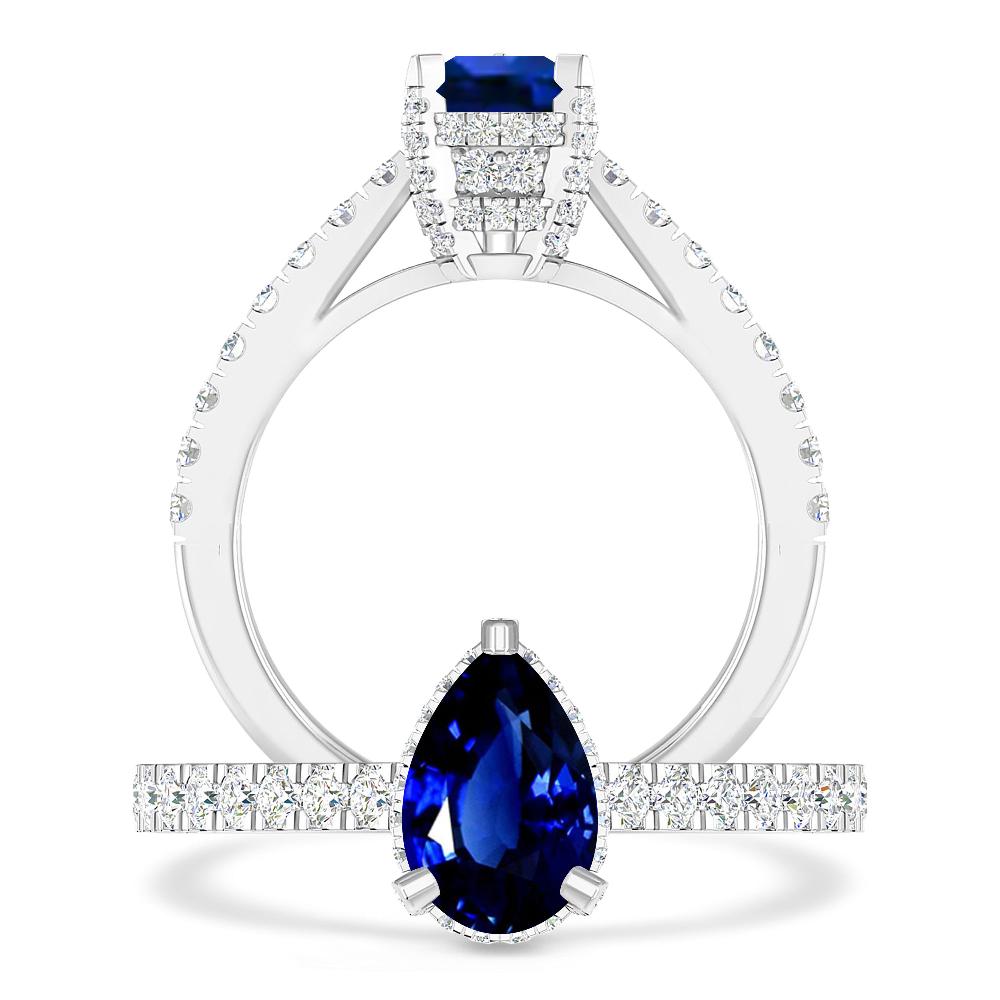 White Gold - Sapphire