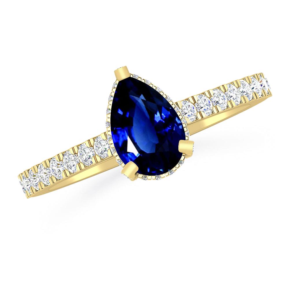 Yellow Gold - Sapphire