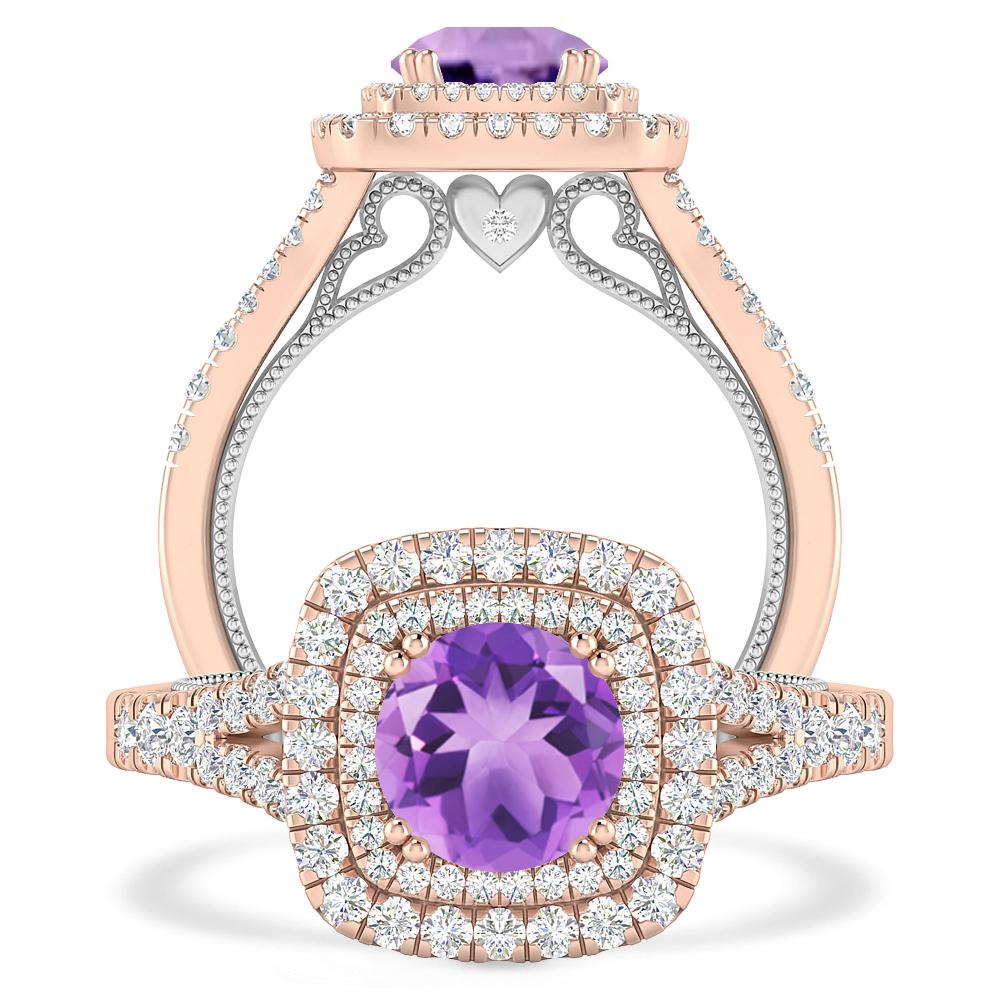 Rose Gold - Amethyst