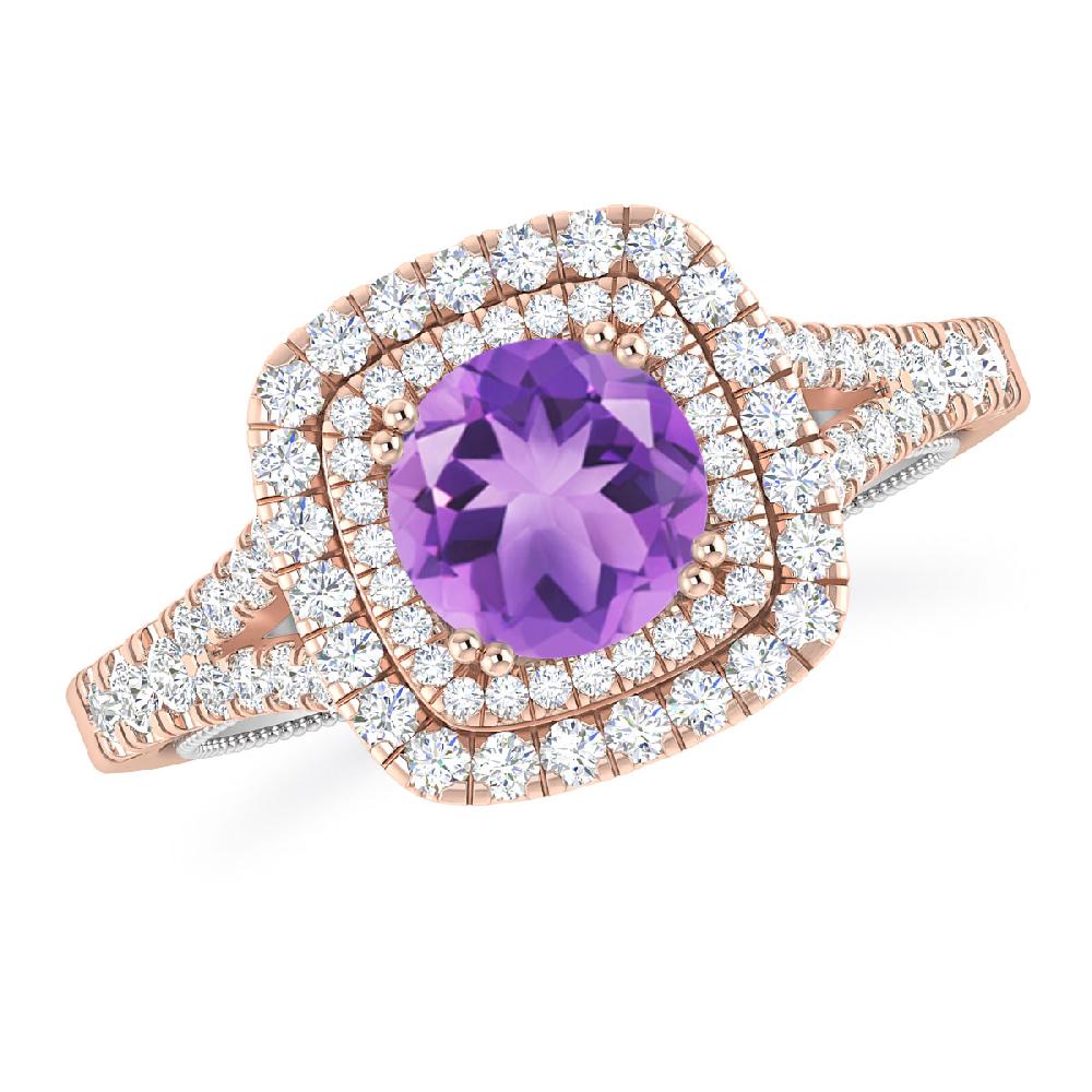 Rose Gold - Amethyst