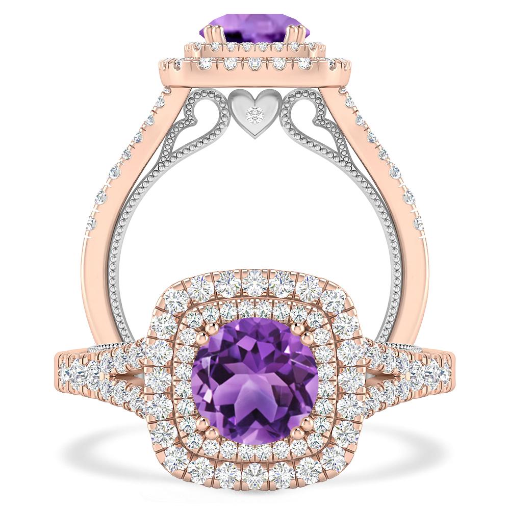 Rose Gold - Amethyst