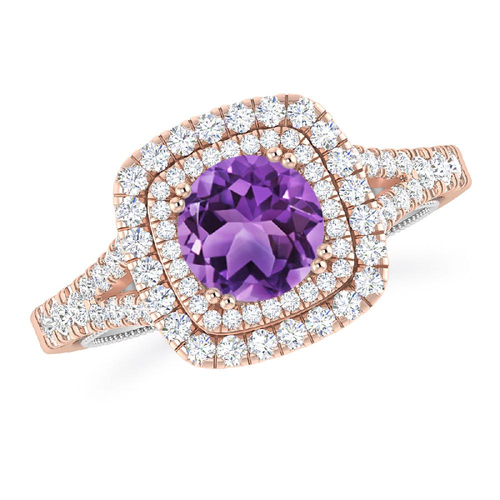 Rose Gold - Amethyst