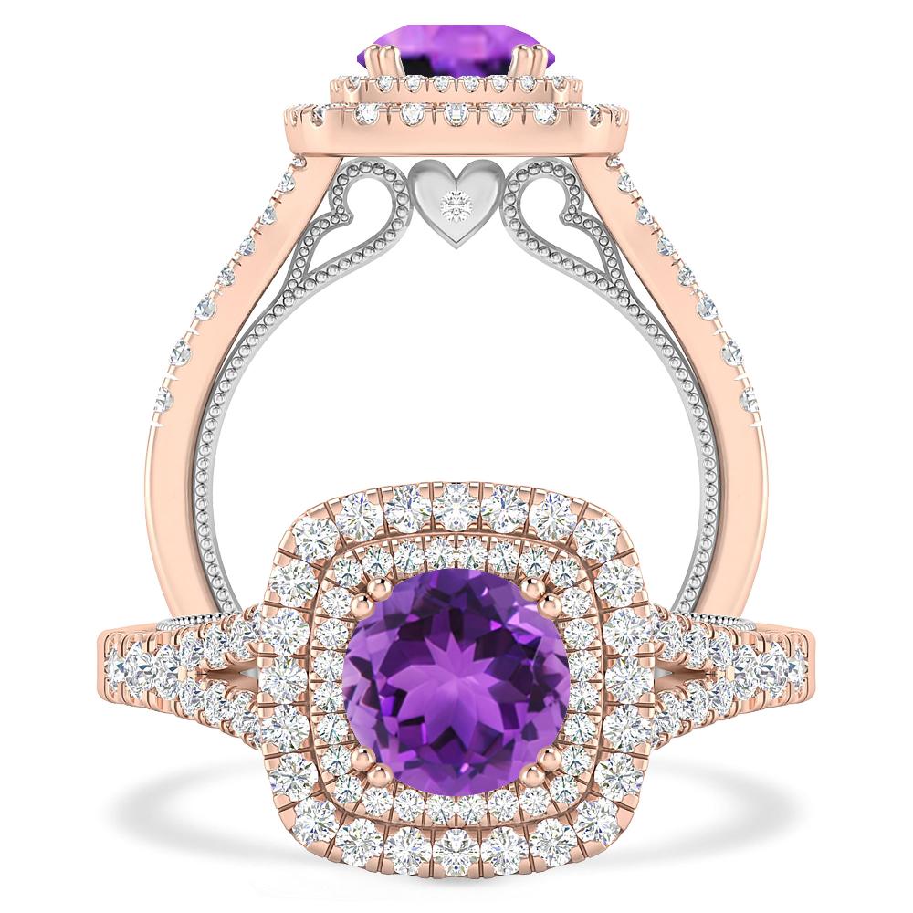 Rose Gold - Amethyst