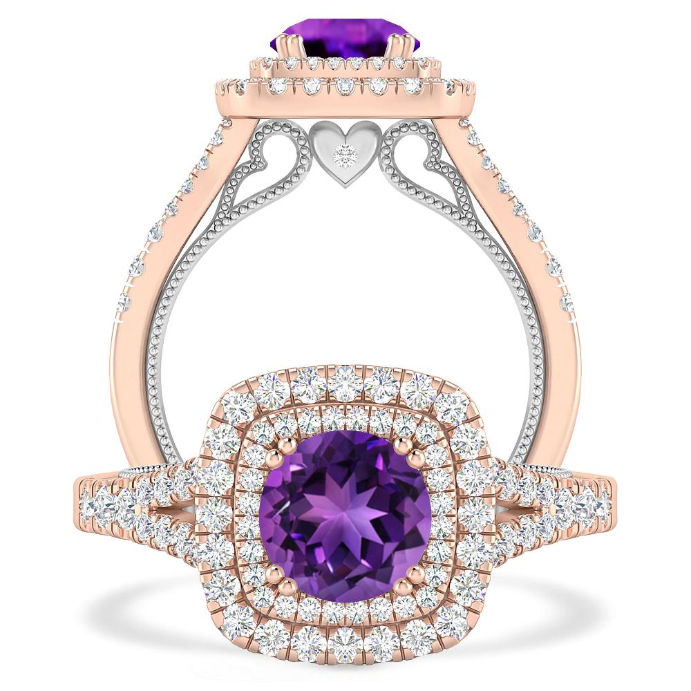 Rose Gold - Amethyst