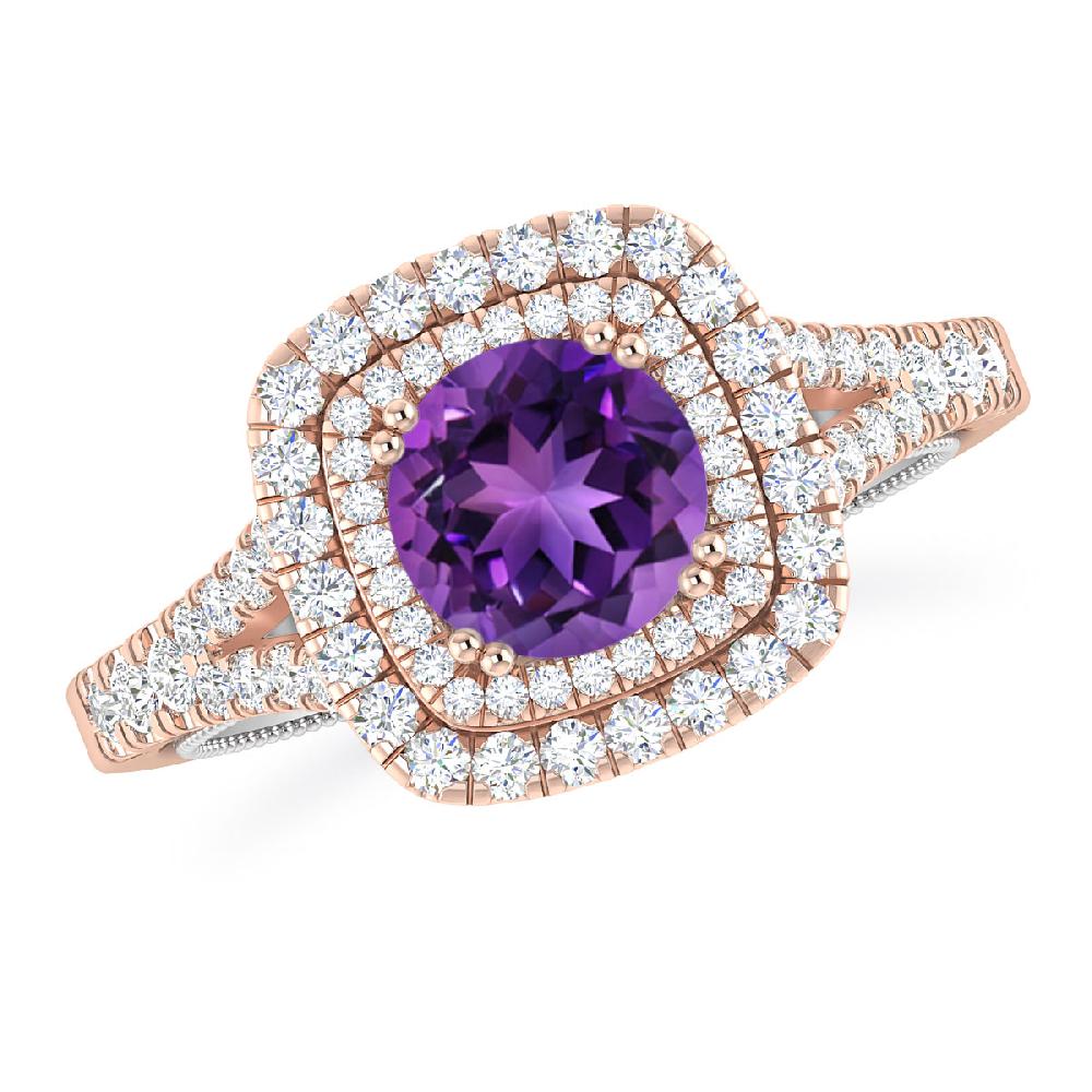 Rose Gold - Amethyst