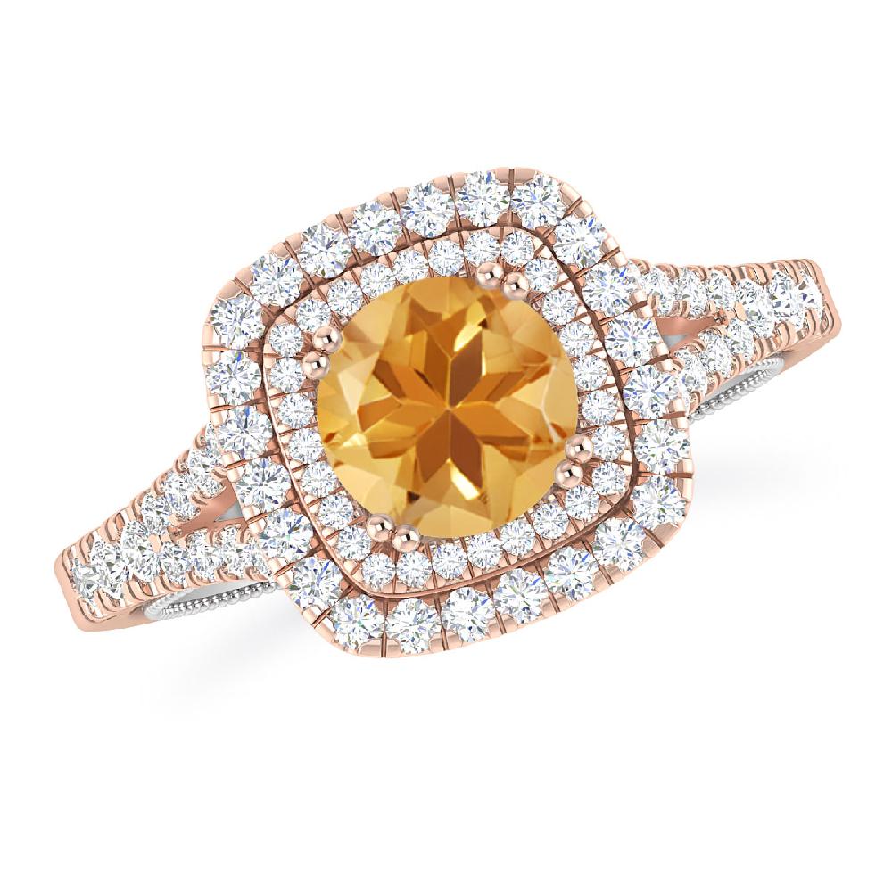 Rose Gold - Citrine