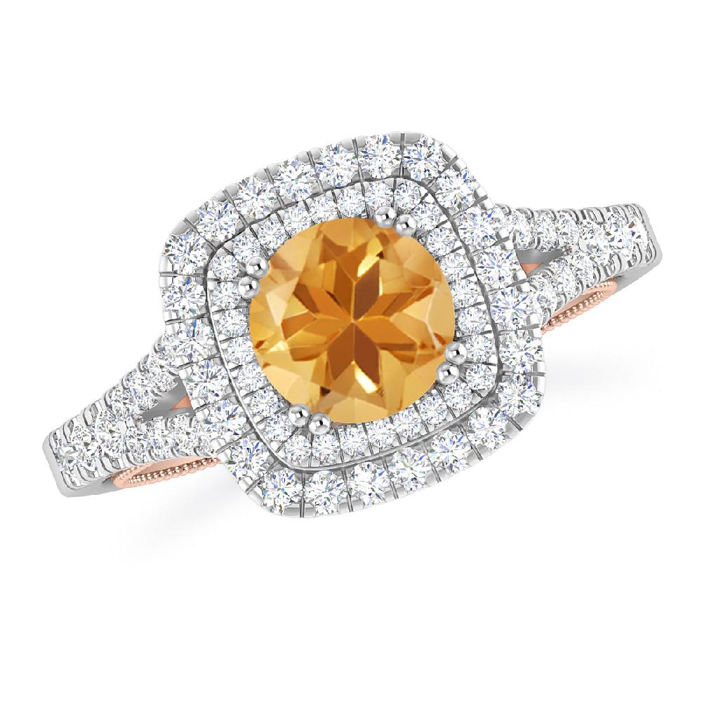 White Gold - Citrine