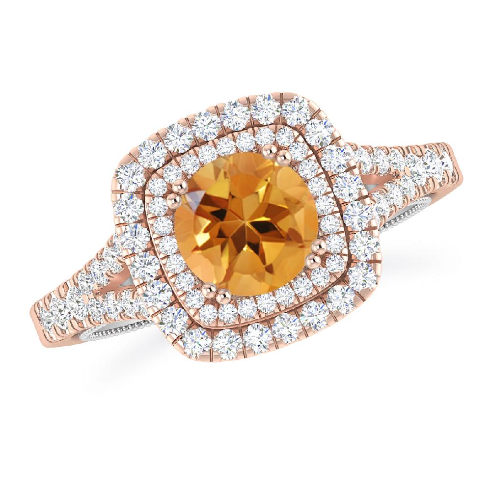 Rose Gold - Citrine