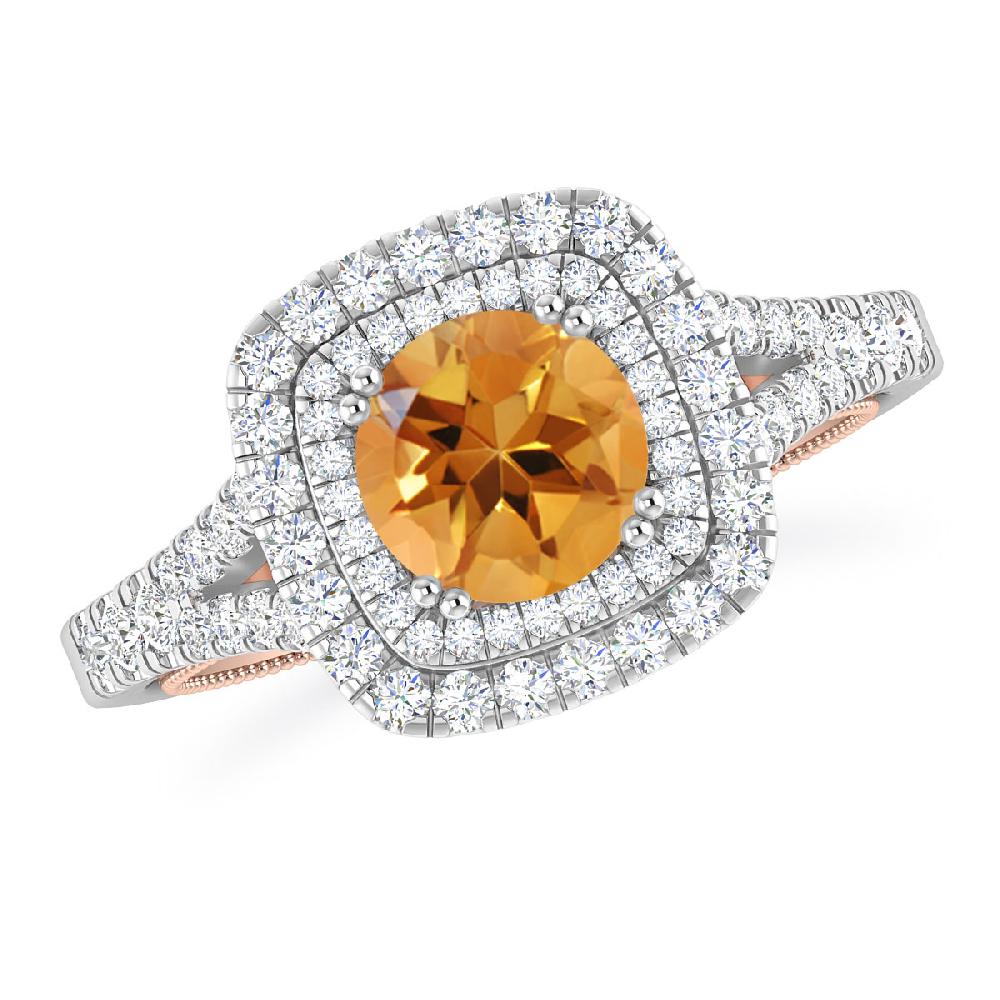 White Gold - Citrine