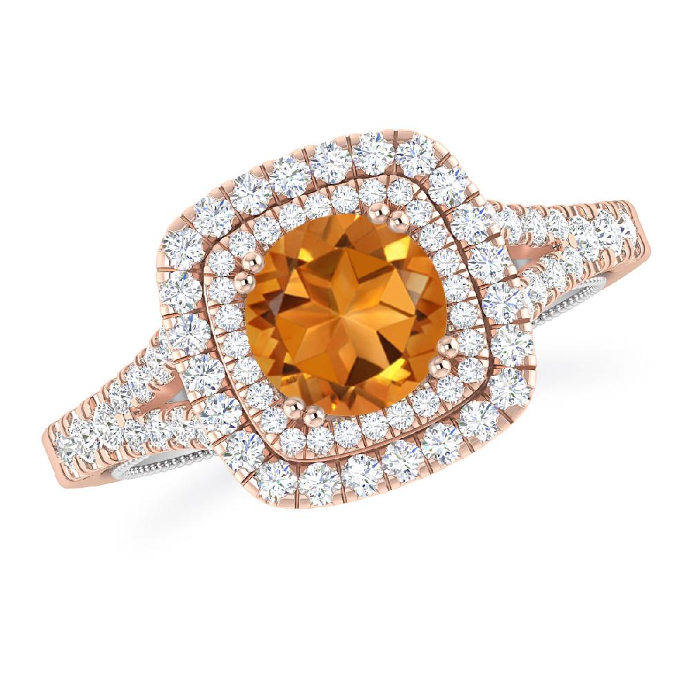 Rose Gold - Citrine