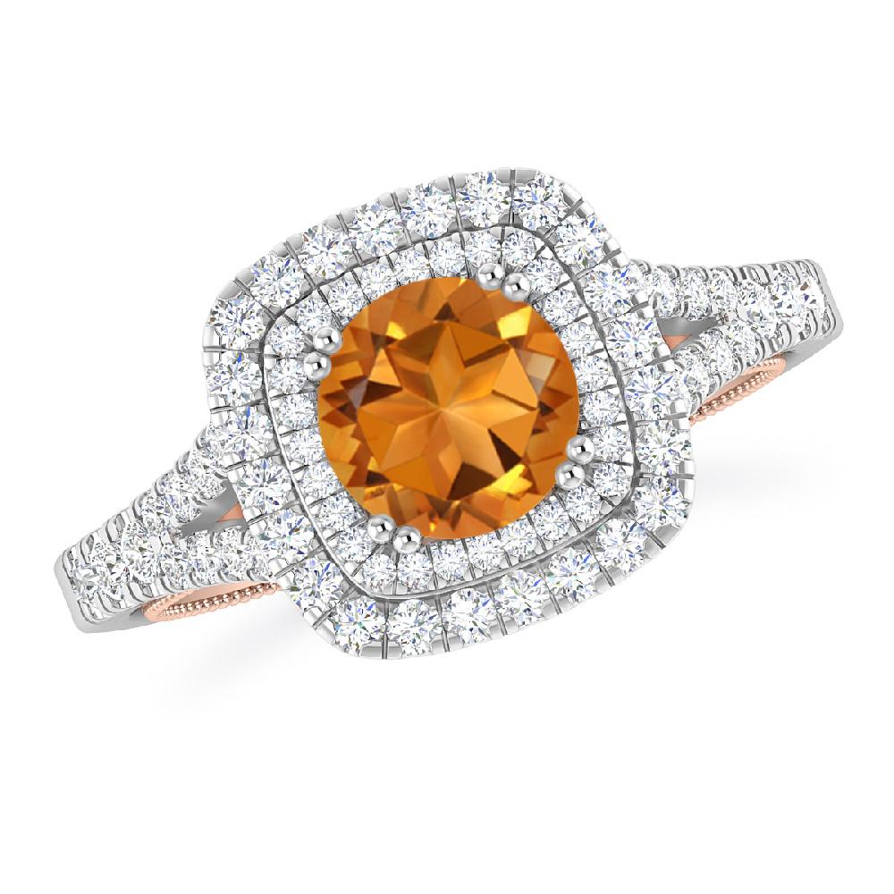 White Gold - Citrine