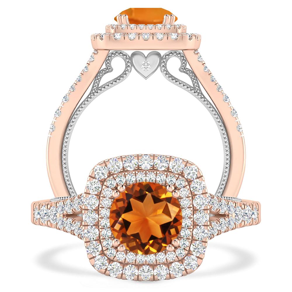 Rose Gold - Citrine