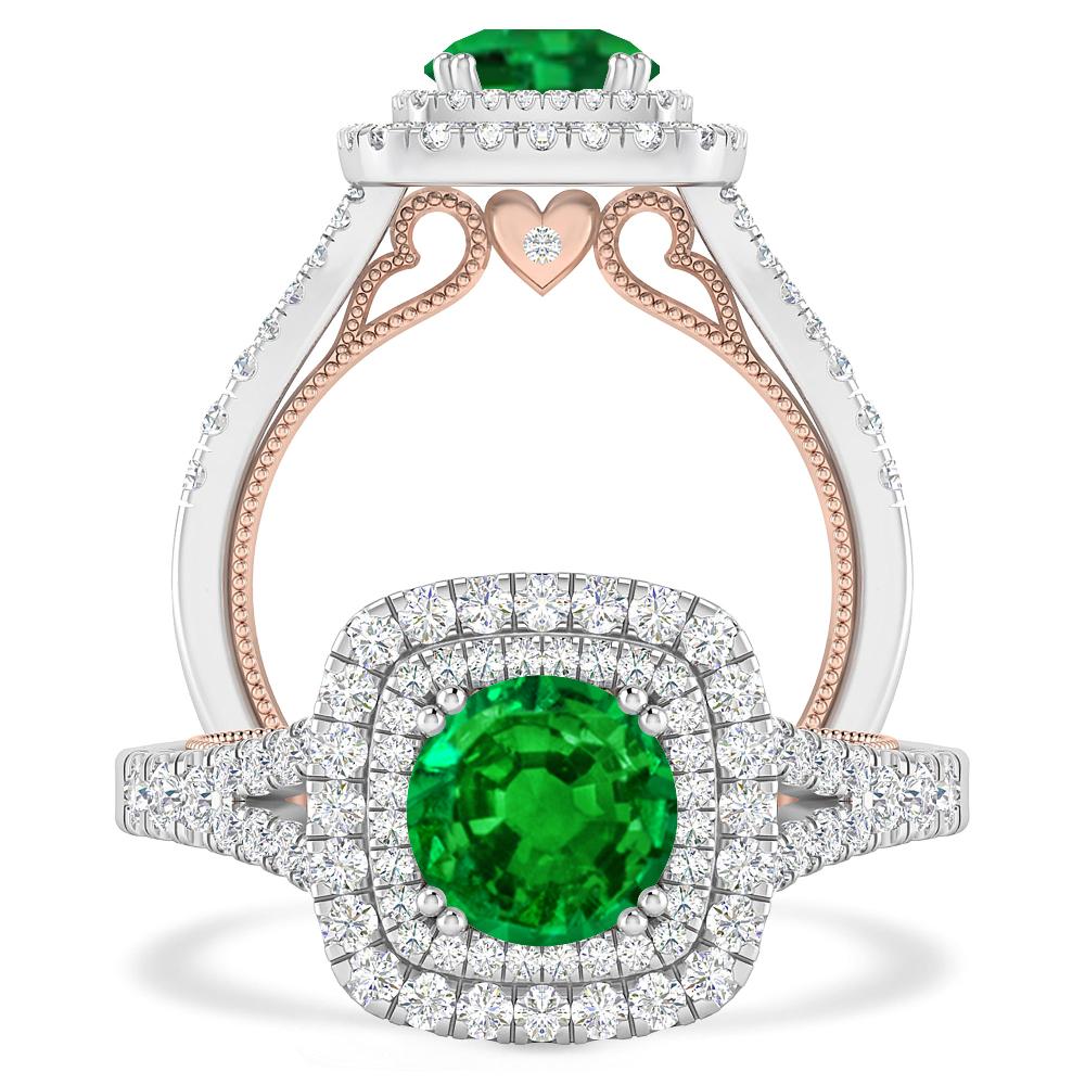 White Gold - Emerald