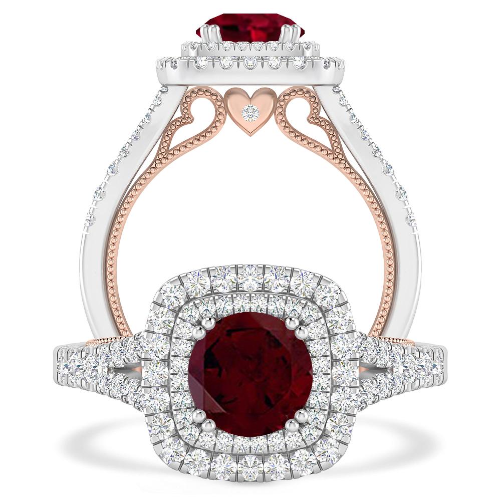 White Gold - Garnet