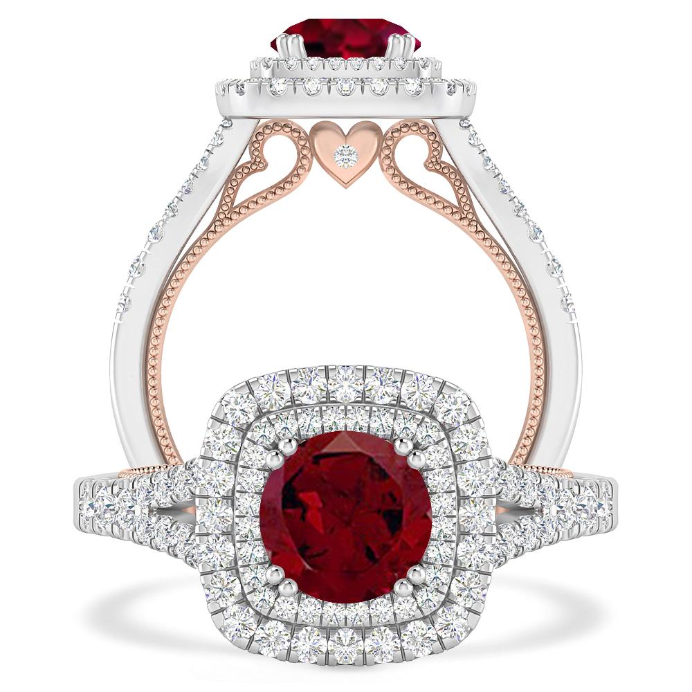 White Gold - Garnet