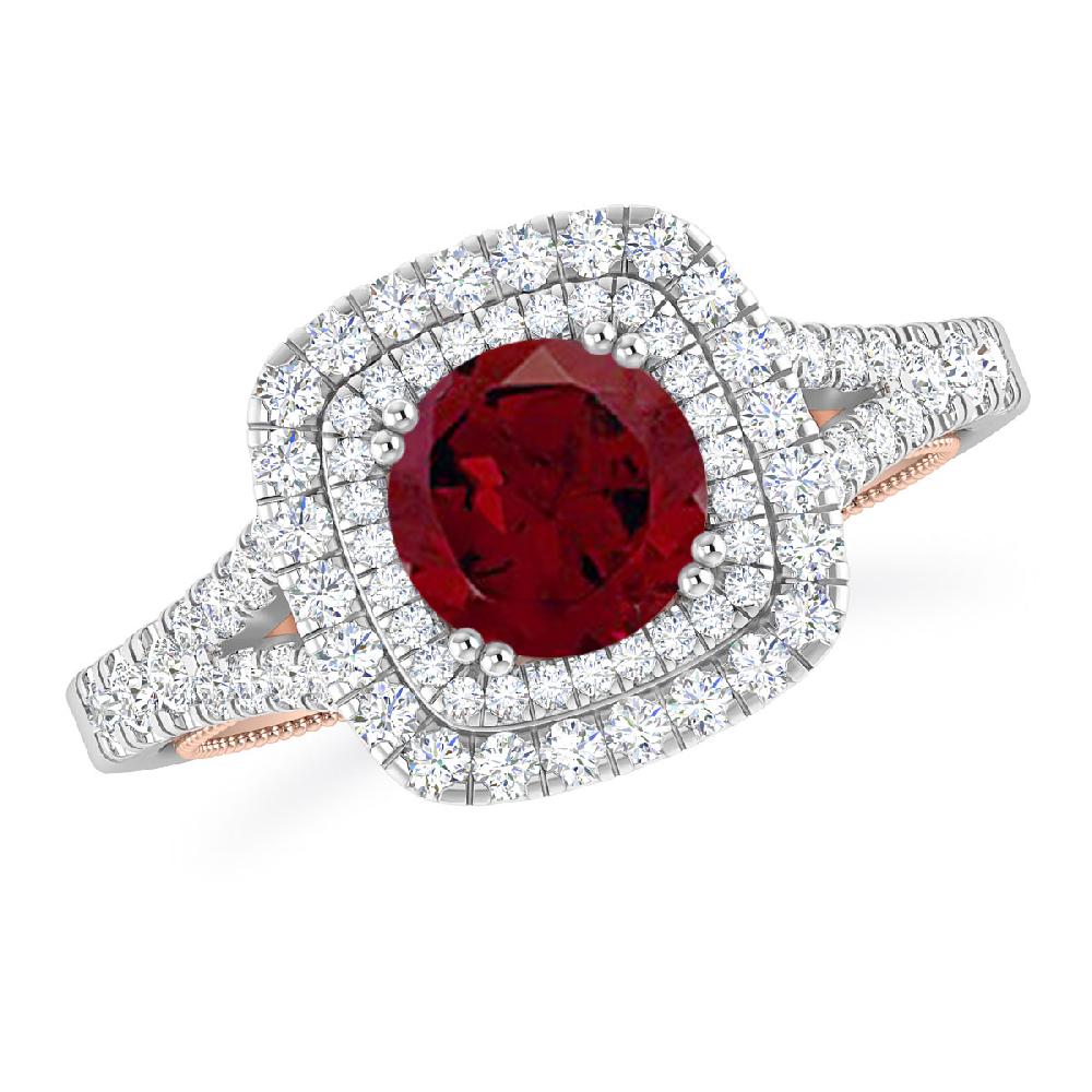 White Gold - Garnet