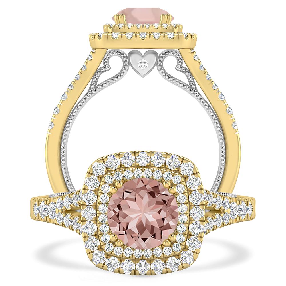 Yellow Gold - Morganite