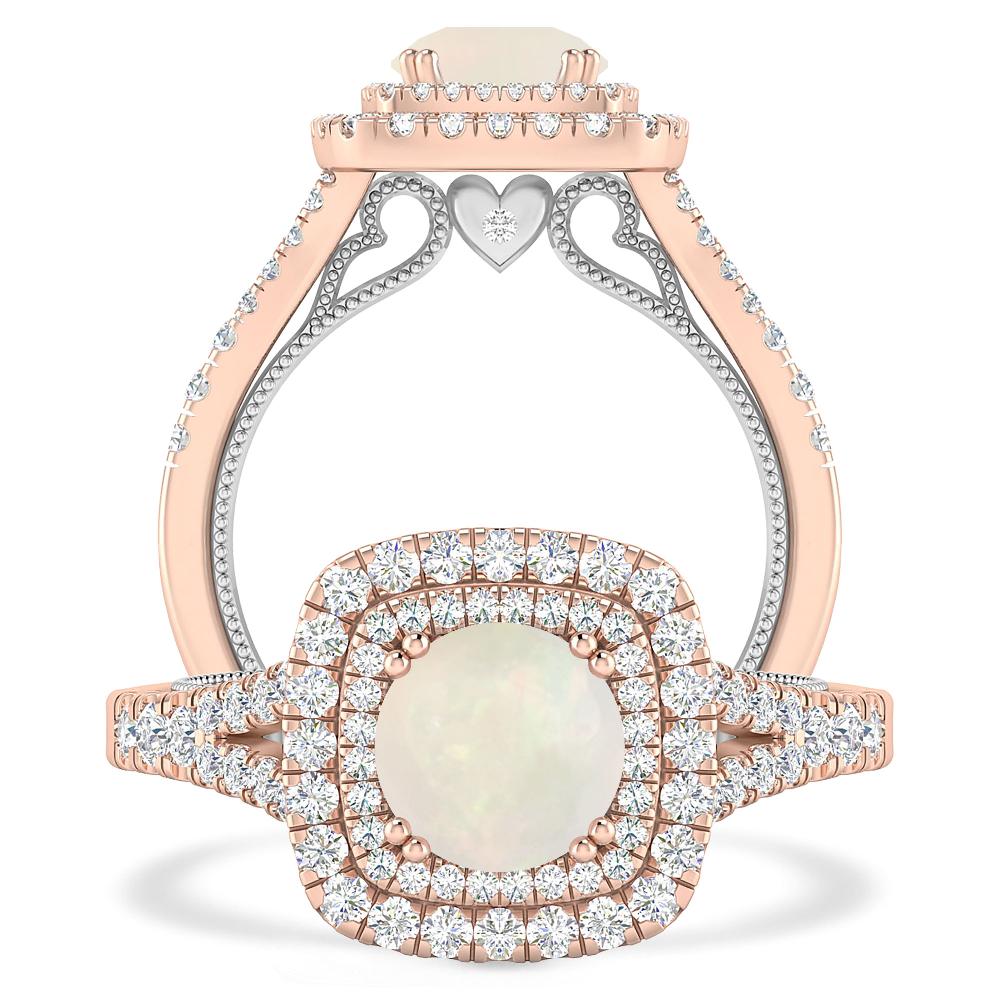 Rose Gold - Opal