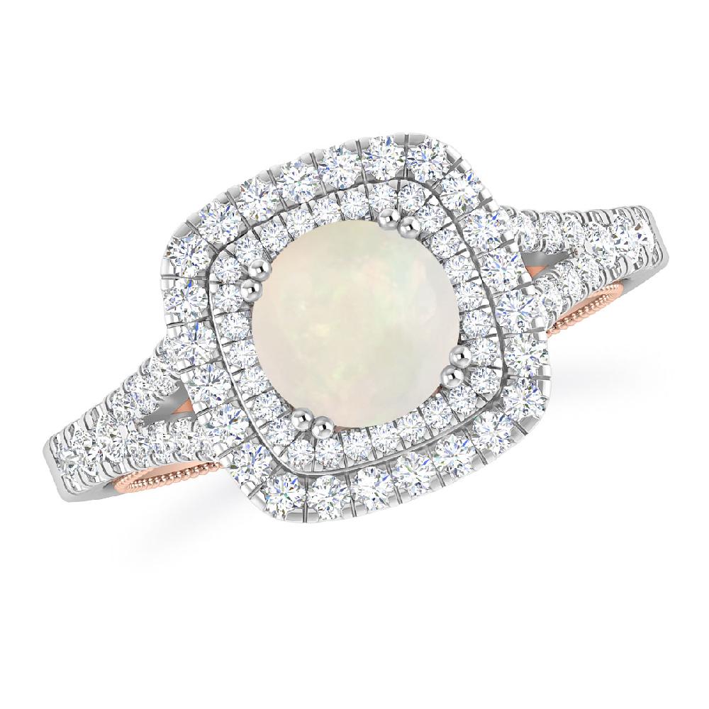 White Gold - Opal