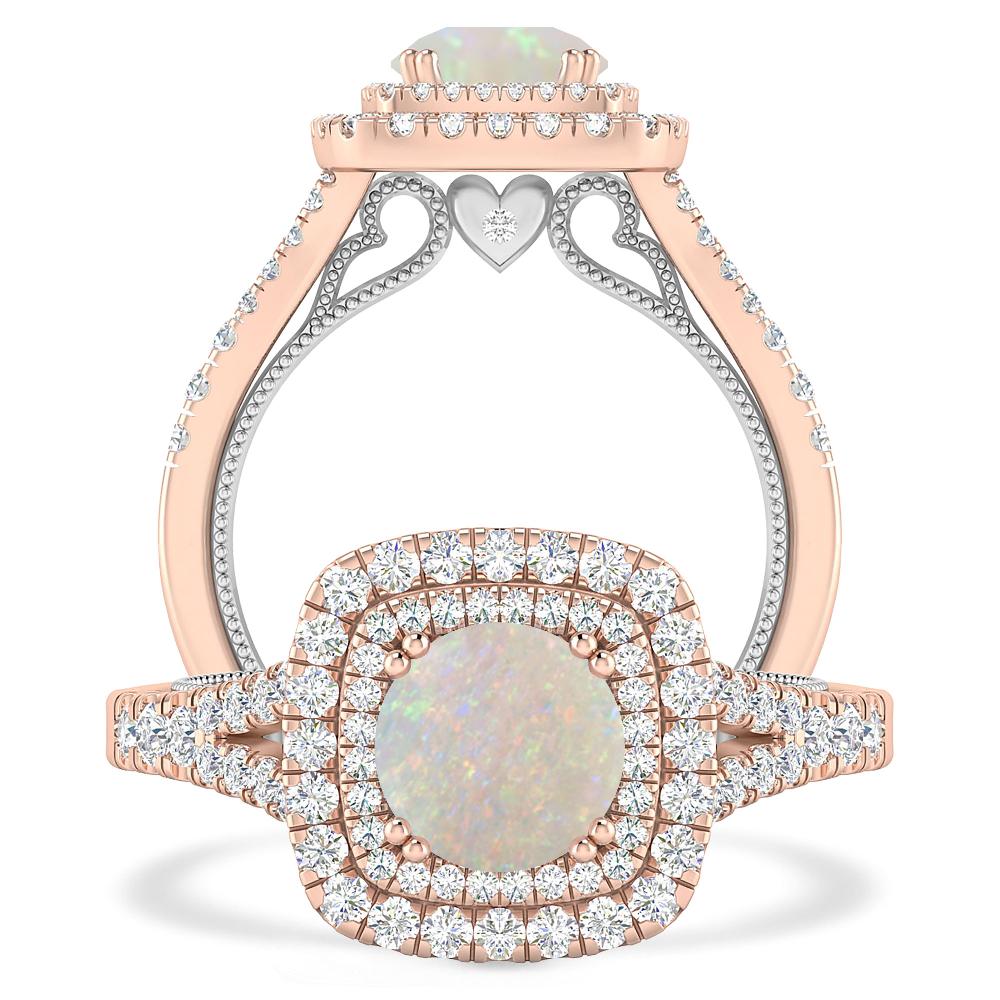 Rose Gold - Opal