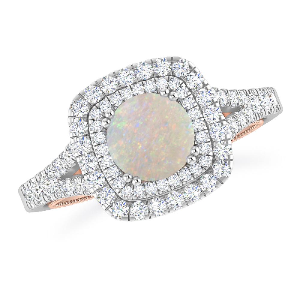 White Gold - Opal