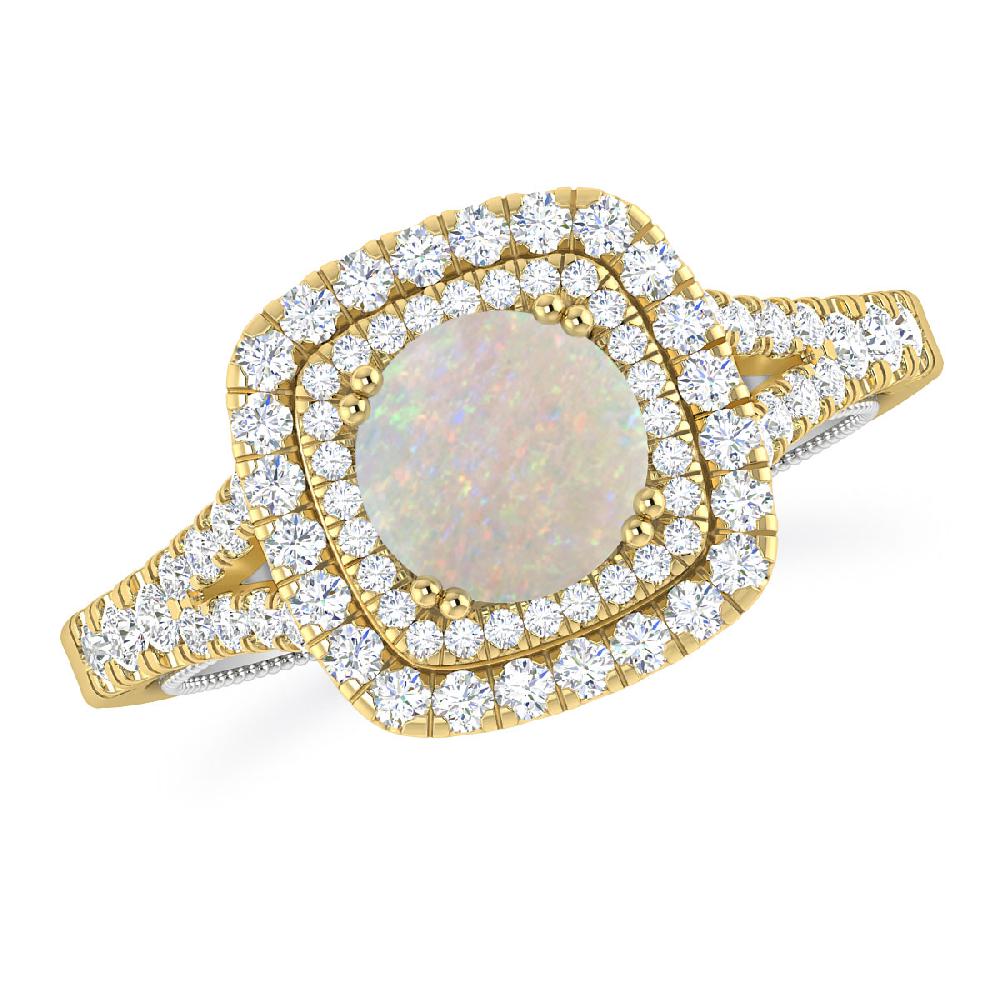 Yellow Gold - Opal