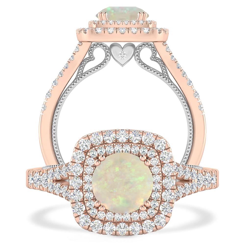 Rose Gold - Opal