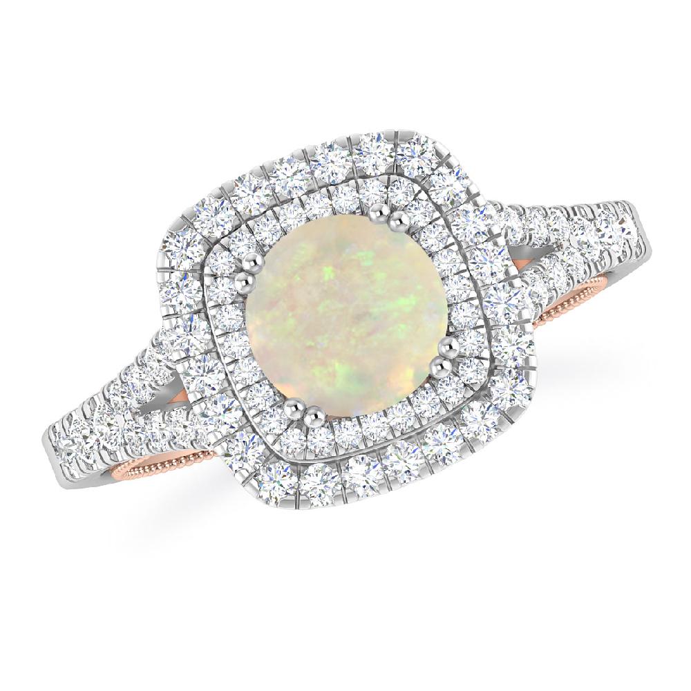 White Gold - Opal