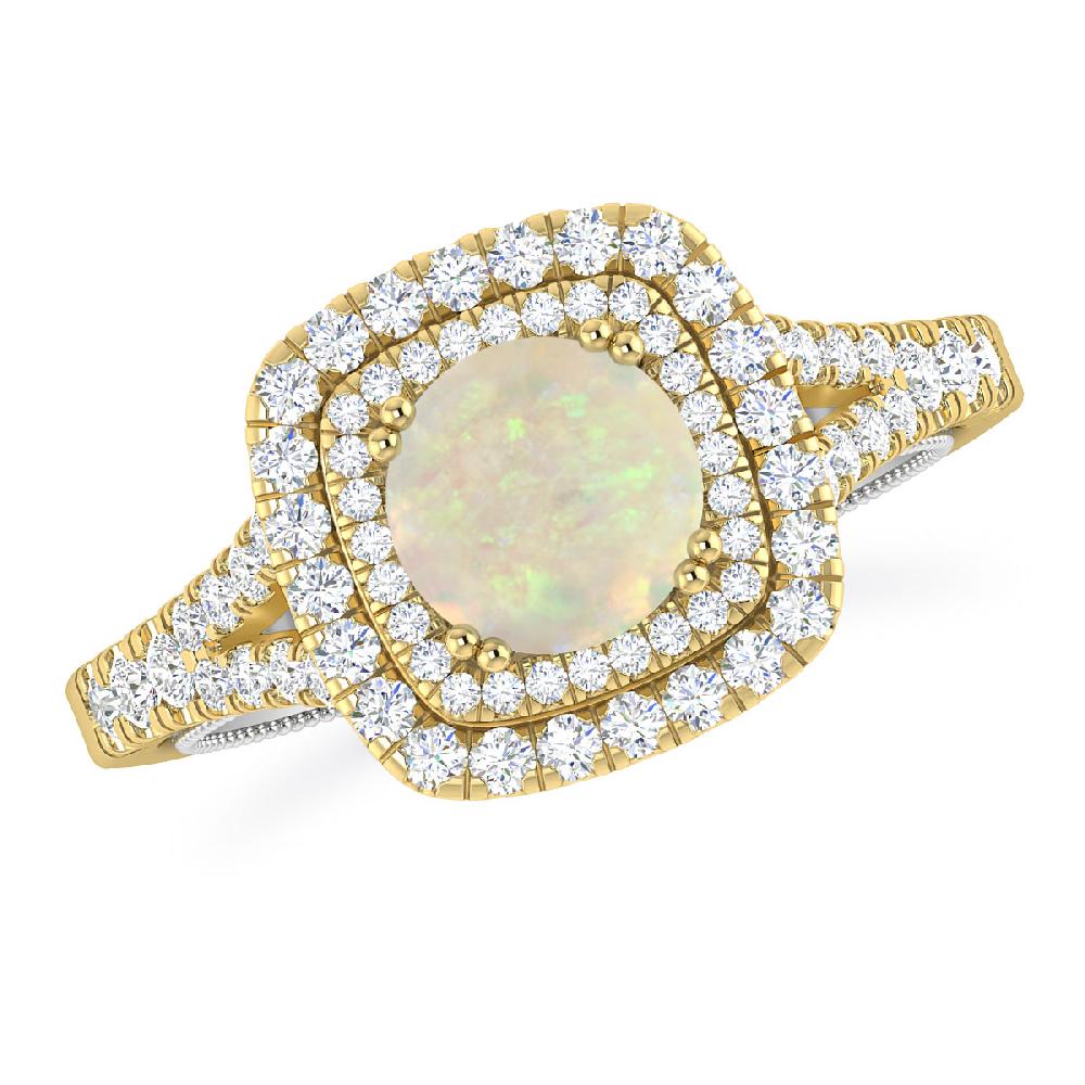 Yellow Gold - Opal