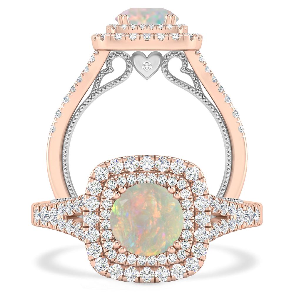 Rose Gold - Opal