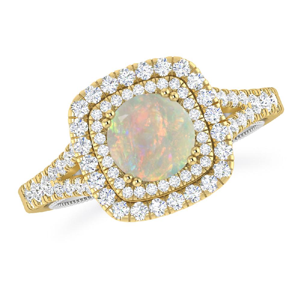 Yellow Gold - Opal