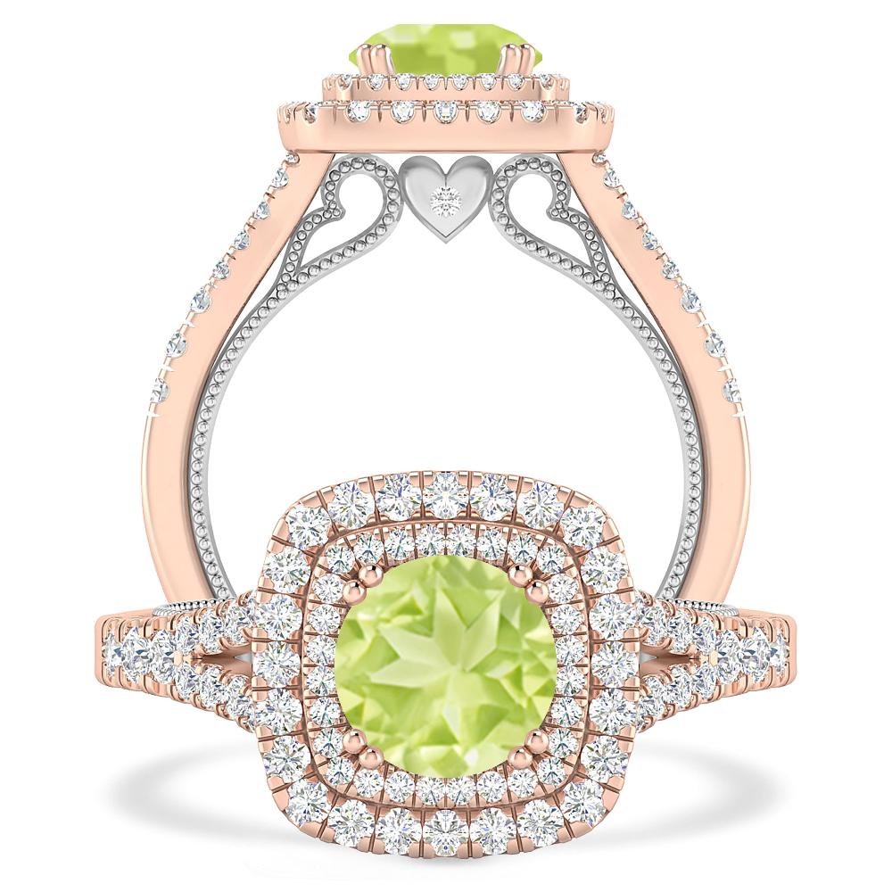 Rose Gold - Peridot