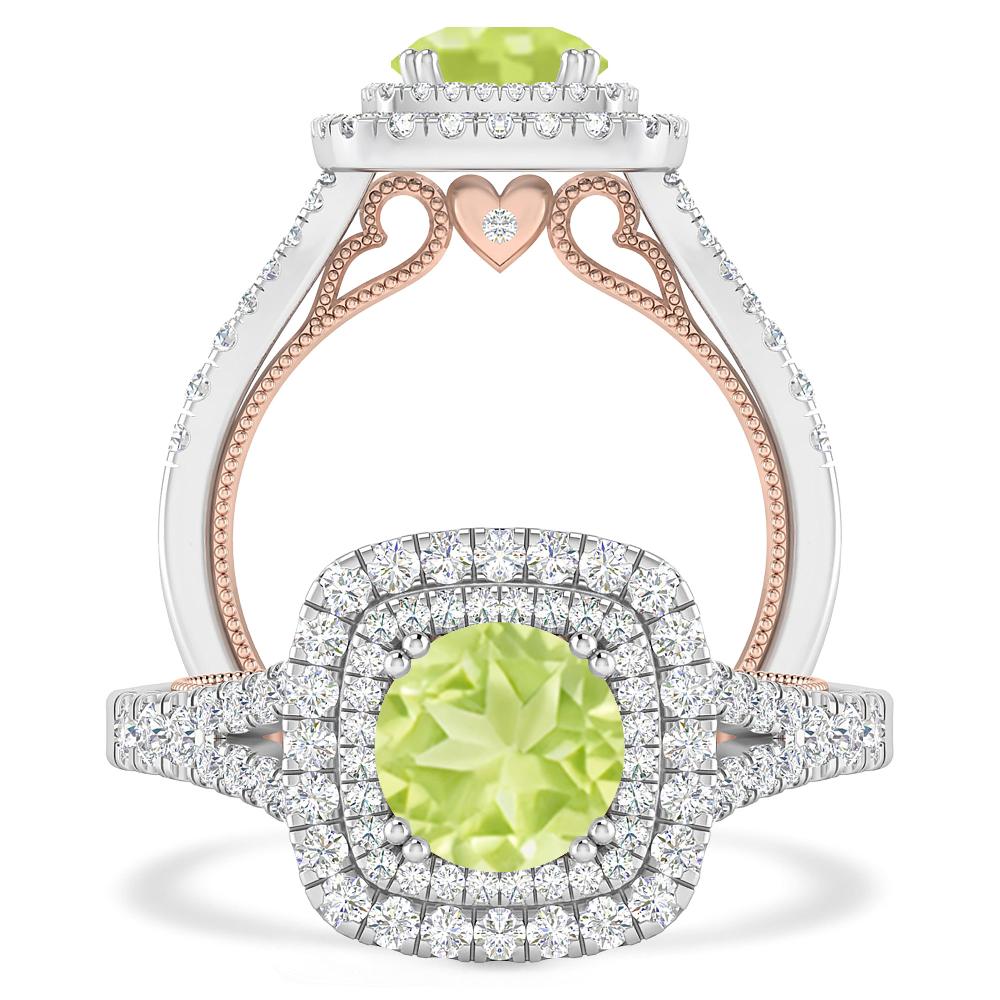 White Gold - Peridot