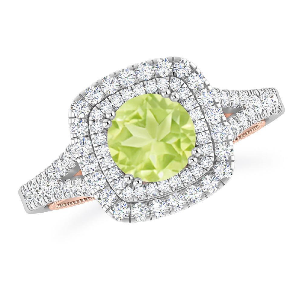 White Gold - Peridot